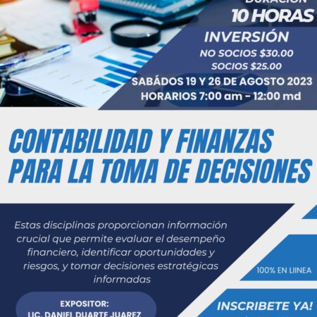 Contabilidad y finanzas para la toma de decisiones