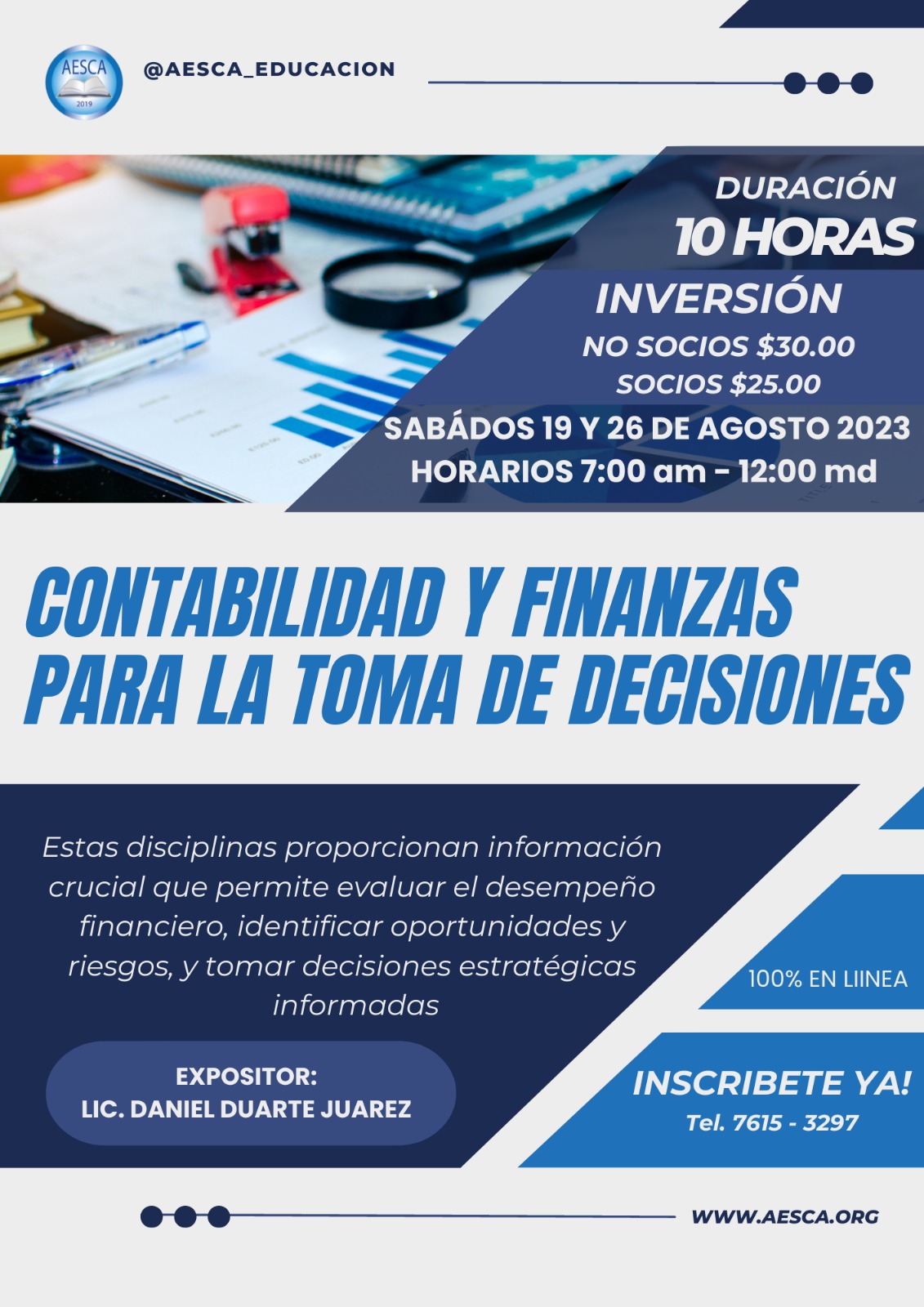 Contabilidad y finanzas para la toma de decisiones
