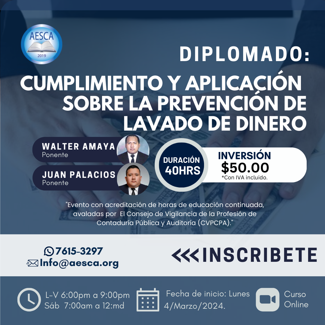 Cumplimiento y Aplicación Sobre La Prevención de Lavado de Dinero