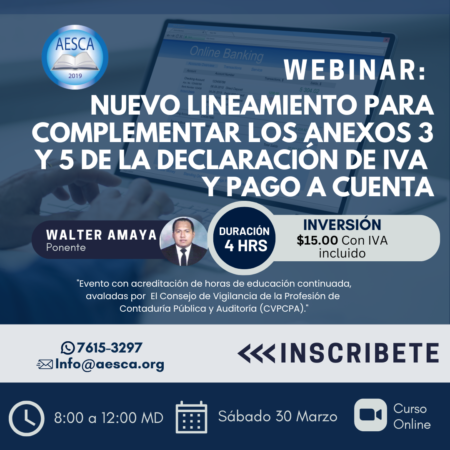Nuevo Lineamiento para Complementar los anexos 3 y 5 de la Declaración de IVA y Pago a Cuenta