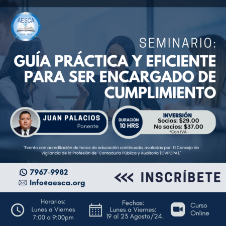 GUÍA PRÁCTICA Y EFICIENCIA PARA SER ENCARGADO DE CUMPLIMIENTO