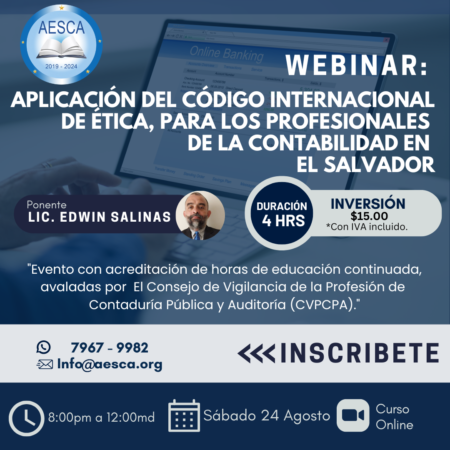 APLICACIÓN DEL CÓDIGO INTERNACIONAL DE ÉTICA, PARA LOS PROFESIONALES  DE LA CONTABILIDAD EN EL SALVADOR