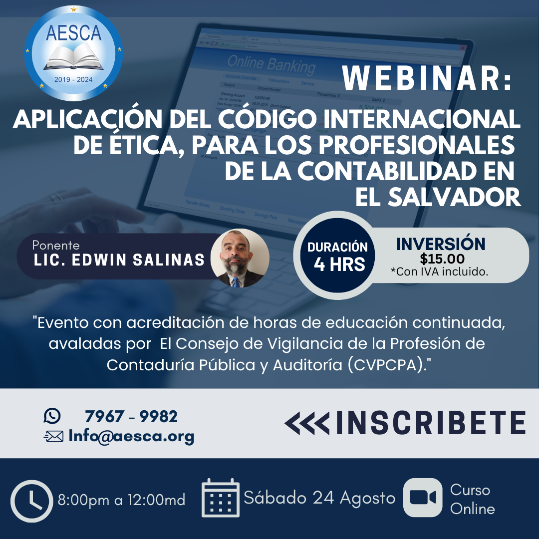 APLICACIÓN DEL CÓDIGO INTERNACIONAL DE ÉTICA, PARA LOS PROFESIONALES  DE LA CONTABILIDAD EN EL SALVADOR