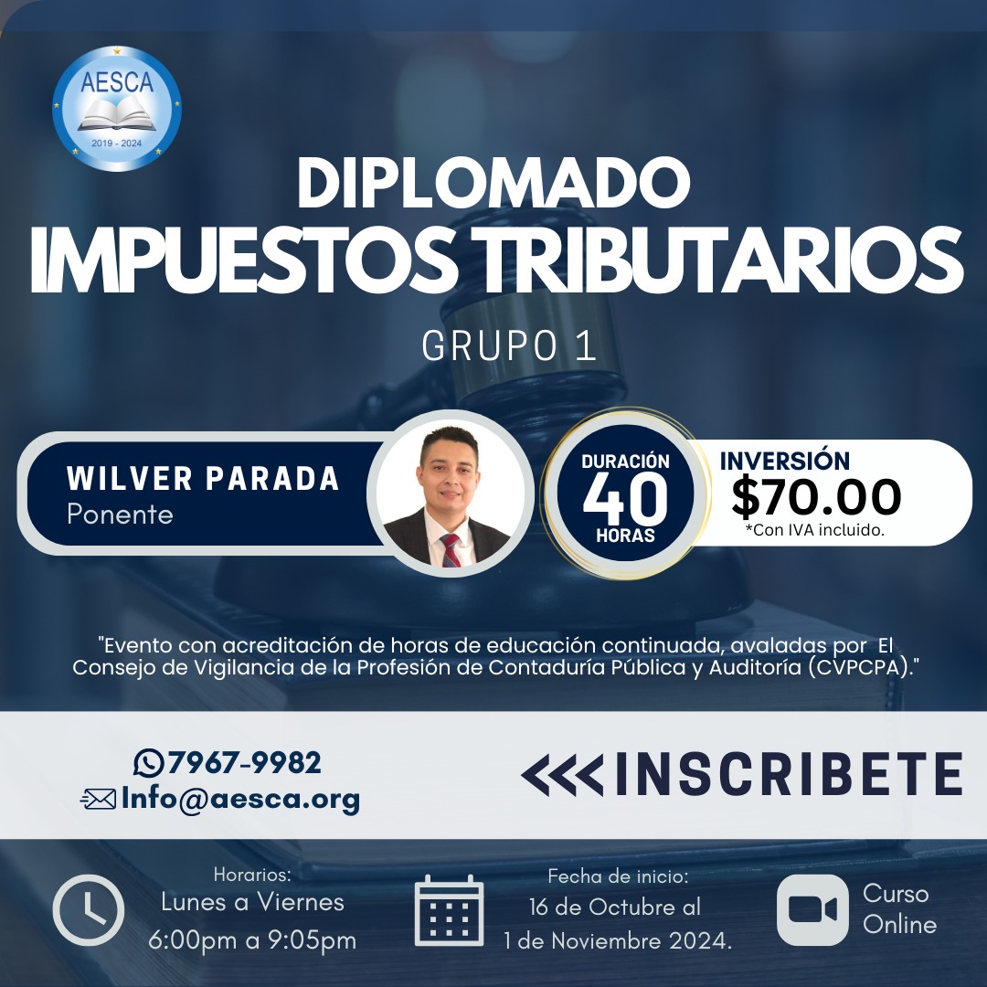 Diplomado en Impuestos Tributarios - Grupo 1