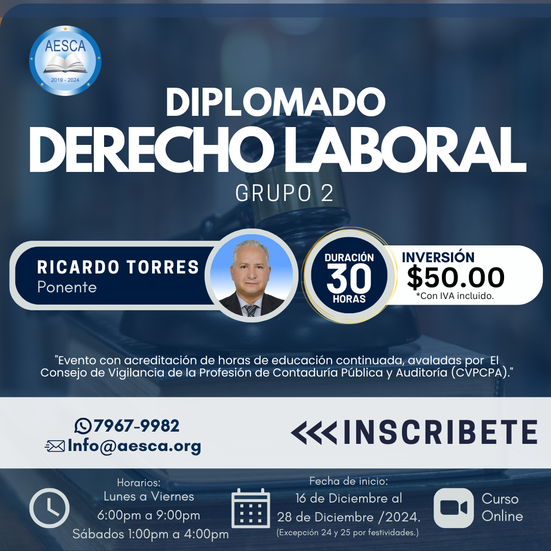 Diplomado de Derecho Laboral G2