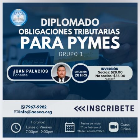 Diplomado en Obligaciones Tributarias para PYMES