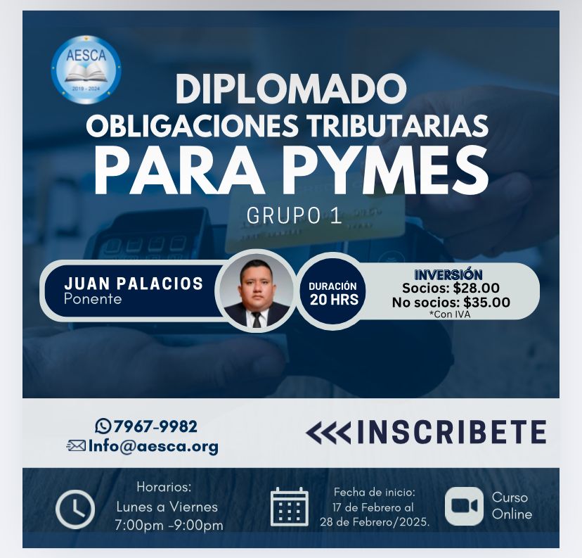Diplomado en Obligaciones Tributarias para PYMES