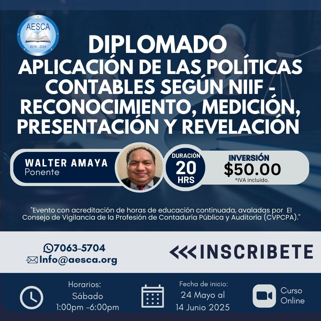 Aplicación de las Políticas Contables según NIIF Reconocimiento, Medición, Presentación y Revelación