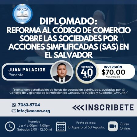 Diplomado sobre la Reforma al Código de Comercio: Sociedades por Acciones Simplificadas (SAS)