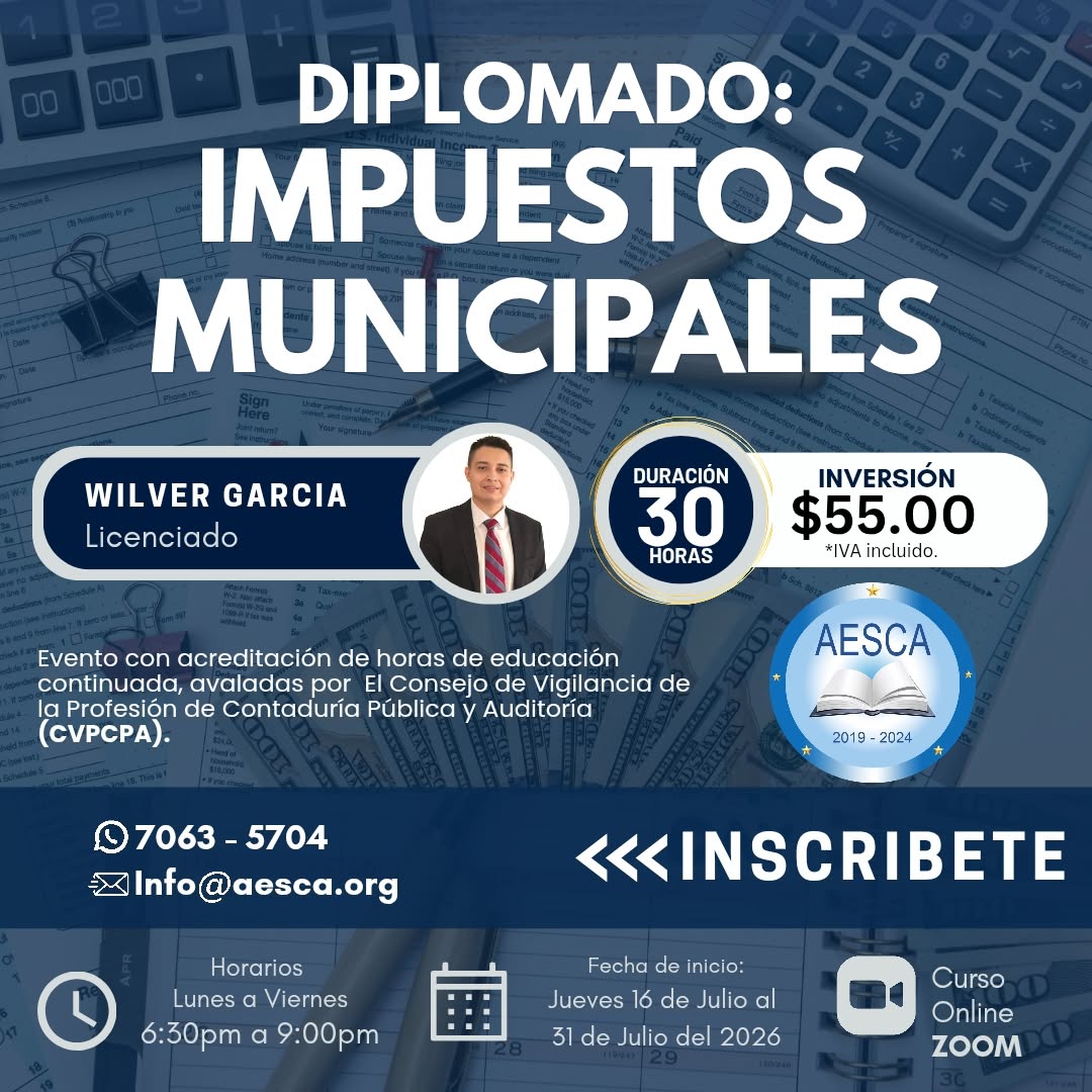  Diplomado: Impuestos Municipales