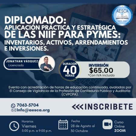 APLICACIÓN PRÁCTICA Y ESTRATÉGICA DE LAS NIIF PARA PYMES: INVENTARIOS, ACTIVOS, ARRENDAMIENTOS E INVERSIONES