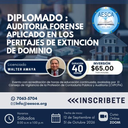 AUDITORÍA FORENSE APLICADO EN LOS PERITAJES DE EXTINCIÓN DE DOMINIO