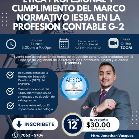 Ética Profesional y Cumplimiento del Marco Normativo IESBA en la Profesión Contable G2