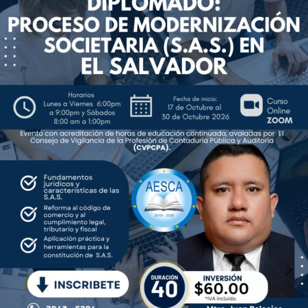 PROCESO DE MODERNIZACIÓN SOCIETARIA (S.A.S.) EN EL SALVADOR